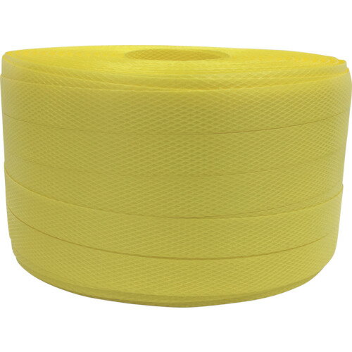 ユタカメイク 梱包用品 PPバンド 15.5mm×200m イエロー [L-202] 販売単位：1