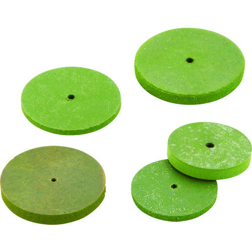 Minimo 研磨ゴム砥石ホイール WA ソフト #120 φ18X1.5 10個入 [NA2601] 販売単位：1