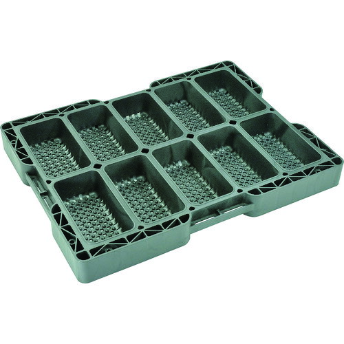 4582497201055｜497-1230 [NTRA010] 1個販売 商品画像については実際の製品と異なる場合がございます。あくまでも商品のスペックをご確認の上ご注文をお願いいたします。※この商品は受注発注の商品です。その為メーカーに在庫がない場合がございます。その場合は大変申し訳ございませんがキャンセルとさせて頂きます。予めご了承下さい。497-1230特長定マス形状にて管理しやすく、高温洗浄も可能です。底面は網状に穴が開いています。用途各種パーツの工程管理用トレーとして。定数管理用トレーとして。仕様外形寸法(mm)幅：250外形寸法(mm)奥行：330外形寸法(mm)高さ：33マス寸法(mm)幅：86マス寸法(mm)奥行：36マス寸法(mm)高さ：28.0配列：5マス×2マス仕様2耐熱温度230℃材質_仕上ナイロン系複合樹脂質量644.000G原産国日本JANコード4582497201055「ルーペスタジオ」では、拡大鏡(虫眼鏡/ルーペ)、双眼鏡、単眼鏡、望遠鏡などのレンズ製品を主に取り扱っております。工具製品は常には在庫しておらずお取りよせとなります。ご了承下さい。パーツケース トレーMAKINO 関連商品へ