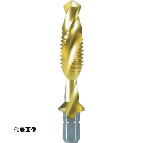 4007140146205｜767-0273 [R270017T] 1本販売システム上、送料無料と表記されていても、沖縄県・離島宛、大型商品は追加料金をいただく場合があります。別途費用が発生する場合、システムの都合上ご購入時の自動配信メールには追加料金が含まれておりません。当店でご注文内容を確認し、別途メールにてご請求金額を連絡致します。商品画像については実際の製品と異なる場合がございます。あくまでも商品のスペックをご確認の上ご注文をお願いいたします。※この商品は受注発注の商品です。その為メーカーに在庫がない場合がございます。その場合は大変申し訳ございませんがキャンセルとさせて頂きます。予めご了承下さい。767-0273特長六角軸シャンク仕様で、コードレスドライバーに装着可能です。鉄板などの下穴開け作業とネジ切り作業をドリルを交換せずに行うことができます。チタンコーティングにより耐熱性が高く、多様なワーク材質に対応可能です。ノンコーティング品と比較して約3〜4倍長寿命です。用途穴あけ、ネジ山の形成・修正に。被削材：鉄、アルミ、銅。仕様精度：6H呼び寸法：M6ピッチ(mm)：1ドリル長(mm)：8タップ寸法：M6×1.0タップ長(mm)：11全長(mm)：44シャンク径(mm)：6.35(六角軸)加工ねじ：メートルねじ耐熱温度(℃)：600コーティング摩擦係数：0.55コーティングナノ硬度（Gpa）：24仕様2適合機種：充電回転ドライバー材質_仕上高速度鋼（HSS）質量8.000G注意正逆回転付以外の電動工具では使用できません。タップ加工の際は必ずタッピングオイル(潤滑油)をご使用ください。インパクトドライバーには使用できません。原産国ドイツJANコード4007140146205「ルーペスタジオ」では、拡大鏡(虫眼鏡/ルーペ)、双眼鏡、単眼鏡、望遠鏡などのレンズ製品を主に取り扱っております。工具製品は常には在庫しておらずお取りよせとなります。ご了承下さい。六角軸タップ 六角軸タップRUKO 六角軸タッピングドリル M6X1．0 関連商品へ