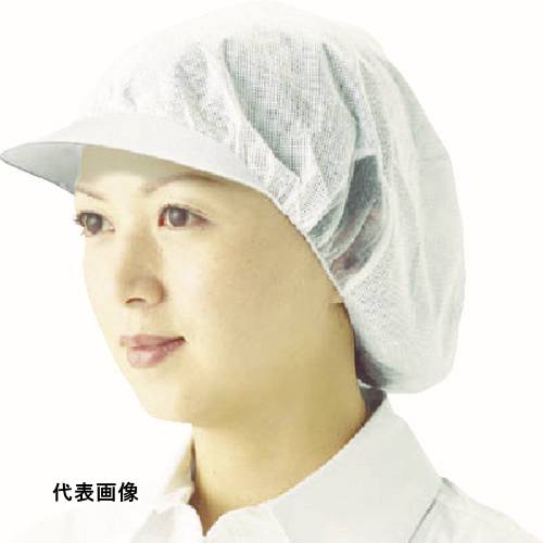 フード TRUSCO トラスコ中山 帯電帽つば付 Mサイズ (10枚入) [TTCT-M] 販売単位：1(4)