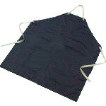 TRUSCO トラスコ中山 抗菌ビニロン前掛胸当 ネイビー Lサイズ [TVL-MK-B-L] 販売単位：1