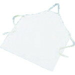 TRUSCO トラスコ中山 抗菌ビニロン前掛胸当 ホワイト Lサイズ [TVL-MK-W-L] 販売単位：1