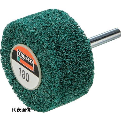 TRUSCO トラスコ中山 ナイロン軸付ホイール 外径30×厚み25×軸6 180♯ (5個入) [UFN325-180] 販売単位：1 送料無料