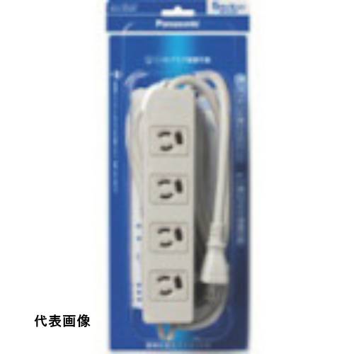 Panasonic OAタップ 接地15A抜け止め形 4