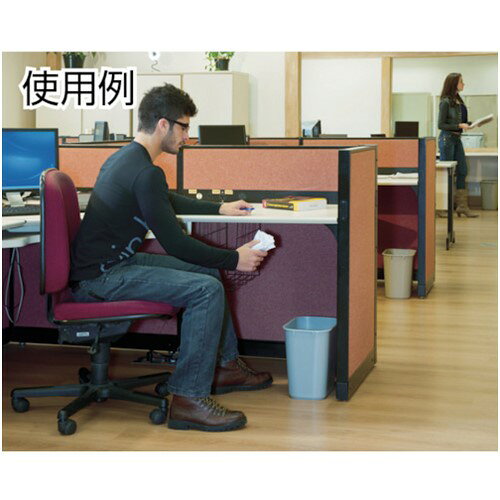 エレクター ラバーメイド ソフトウェイストバスケット グレイ [295675] 販売単位:1 送料無料 [3]