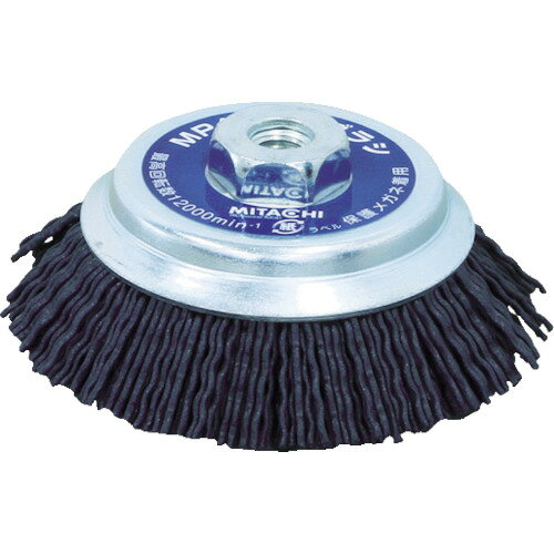ベベルブラシ ミタチ MPグリッドブラシ 外径95mm 粒度#120 [75EN-110N1] 販売単位：1