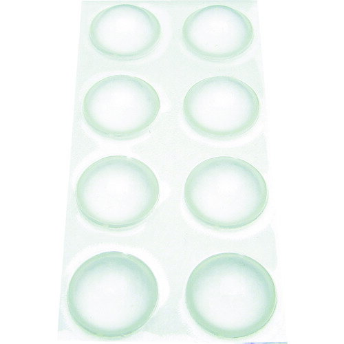 防振材 下敷きタイプ WAKI ソフトクッション φ9.5X3.8mm 8個入り [CN-002] 販売単位：1