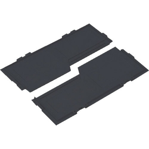 TRUSCO トラスコ中山 導電性オリコンCR-S50/40/30EA兼用両開きフタ 黒 CR-D2F-EA 販売単位：1