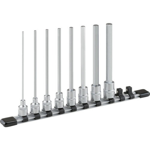 Rakuten - TONE 超ロングヘキサゴンソケットセット(ホルダー付)8pcs [HH308LL] 販売単位：1 送料無料