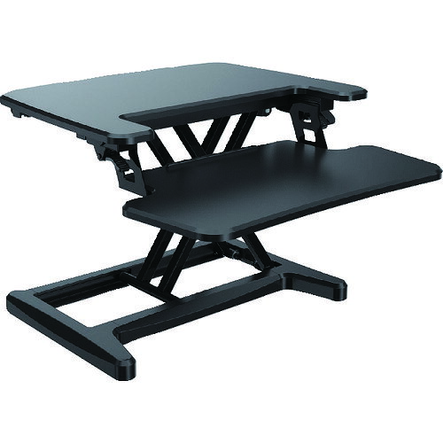4989999609523｜206-5408 [TMT107SSBK ] 1個販売 商品画像については実際の製品と異なる場合がございます。あくまでも商品のスペックをご確認の上ご注文をお願いいたします。※この商品は受注発注の商品です。その為メーカーに在庫がない場合がございます。その場合は大変申し訳ございませんがキャンセルとさせて頂きます。予めご了承下さい。206-5408特長既存のデスクに置くだけですぐ使えます。スリムデザインで持ち歩くのに便利です。コンパクトなので置く場所に困りません。従来のデスクワークから解放され新しいワークスタイルを可能にします。用途自宅での仕事　オフィス　工場　学校　病院　倉庫作業仕様間口(mm)：550奥行(mm)：415高さ(mm)：120〜400色：黒上下昇降の幅(mm)：280仕様2ガス圧レバー式無段階高さ調整昇降範囲：120mm〜400mm天板荷重：約10kg天板サイズ：横幅550mmX奥行415mmX厚さ15mmキーボードスタンド取り外し可能材質_仕上天板：MDF　フレーム：スチール質量12.200KG注意ドスンと物を載せないでください。荷重以上の力をかけないでください。原産国中国JANコード4989999609523「ルーペスタジオ」では、拡大鏡(虫眼鏡/ルーペ)、双眼鏡、単眼鏡、望遠鏡などのレンズ製品を主に取り扱っております。工具製品は常には在庫しておらずお取りよせとなります。ご了承下さい。パソコンラック パソコンラックTRUSCO ガス圧式卓上PCデスク アルコーヴ 関連商品へ