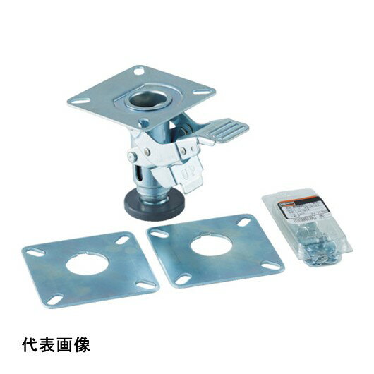 TRUSCO トラスコ中山 鋼鉄製運搬車用ロックストッパー Hセット φ100用 [LSH-3SET] 販売単位：1