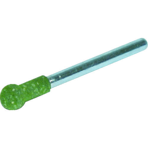 TRUSCO トラスコ中山 ゴム軸付砥石 球型 Φ6X軸3 120# 10本入 [MI1206RM] 販売単位：1