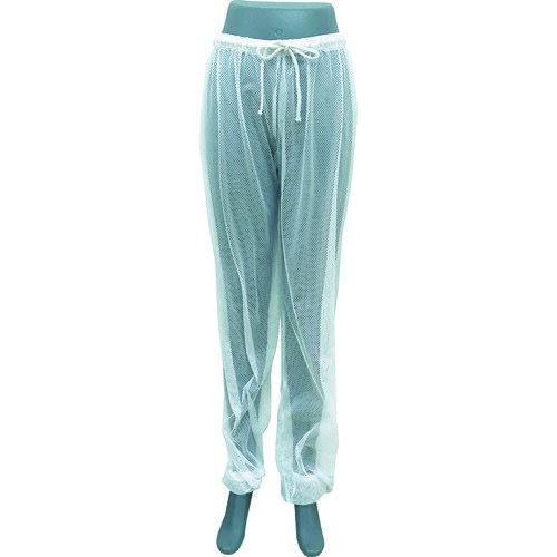 TRUSCO トラスコ中山 虫よけメッシュパンツ フリーサイズ ホワイト [MPT-W] 販売単位：1