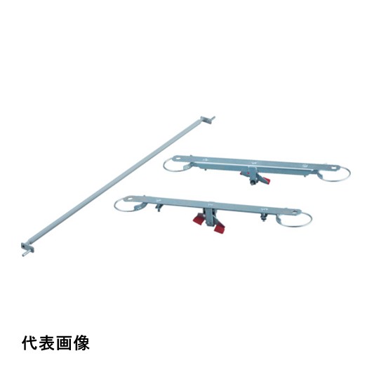 スチール製パイプ式棚 ベタ棚タイプ TRUSCO トラスコ中山 フェニックスラック用4輪ストッパー 1500X600用 [PER-1560-4S] 販売単位：1 送料無料