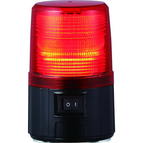 PATLITE 電池式フラッシュ表示灯 レッド PFH-BT-R 販売単位：1 送料無料