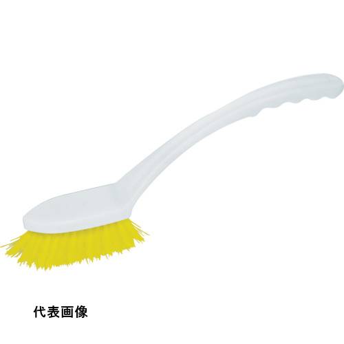 4989999472035｜819-1551 [TSBWY] 1個販売 システム上、送料無料と表記されていても、沖縄県・離島宛、大型商品は追加料金をいただく場合があります。別途費用が発生する場合、システムの都合上ご購入時の自動配信メールには追加料金が含まれておりません。当店でご注文内容を確認し、別途メールにてご請求金額を連絡致します。商品画像については実際の製品と異なる場合がございます。あくまでも商品のスペックをご確認の上ご注文をお願いいたします。※この商品は受注発注の商品です。その為メーカーに在庫がない場合がございます。その場合は大変申し訳ございませんがキャンセルとさせて頂きます。予めご了承下さい。819-1551特長カラーによる区域管理などができるHACCPに対応しています。やや幅のあるワイドサイズで容器や機械等の洗浄にも最適です。毛は抜けにくく熱に強いため、衛生管理が必要な場所での使用に適しています。用途衛生管理が必要な場所での清掃に。使用区域管理をおこなう工場や施設などに。仕様色：イエロー縦(mm)：350横(mm)：45厚さ(mm)：50耐熱温度(℃)：120℃線径(mm)：0.25仕様2食品衛生法適合（ポジティブリスト適合）線径：0.25mm材質_仕上本体:ポリプロピレン(PP)毛：ポリブチレンテレフタレート(PBT）質量160.000G原産国日本JANコード4989999472035「ルーペスタジオ」では、拡大鏡(虫眼鏡/ルーペ)、双眼鏡、単眼鏡、望遠鏡などのレンズ製品を主に取り扱っております。工具製品は常には在庫しておらずお取りよせとなります。ご了承下さい。HACCP対応そうじ用品 ハンドブラシ（HACCP対応）TRUSCO ディッシュブラシ 関連商品へ