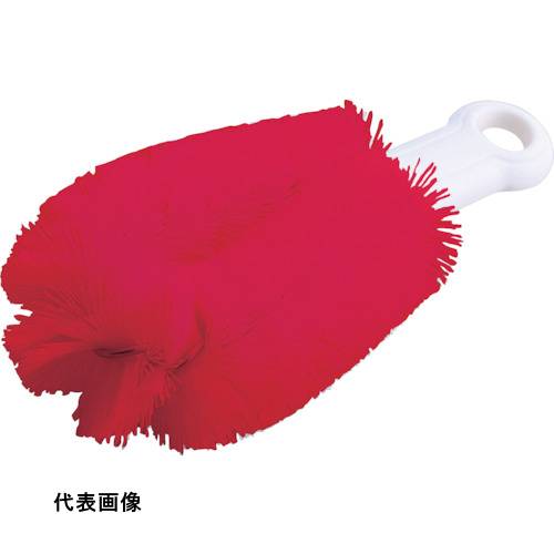 たわし HACCP対応 TRUSCO トラスコ中山 タワシブラシ ショートタイプ HACCP対応 レッド [TTB-M-R] 販売単位：1
