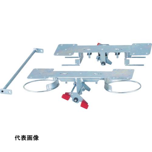 TRUSCO トラスコ中山 プレス製台車 ドンキーカート用リング式ストッパー 自在2輪固定2輪用 [100JKRS-4] 販売単位：1 送料無料(4)