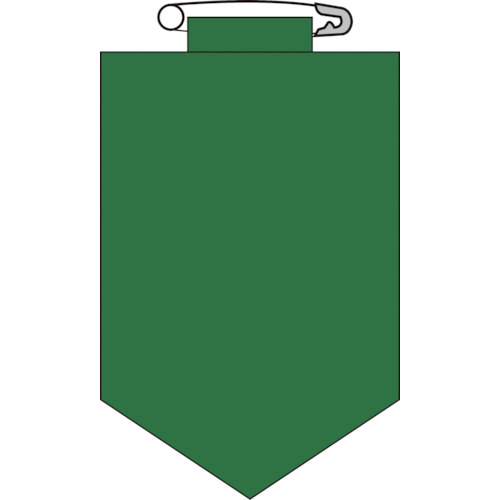 緑十字 ビニールワッペン(胸章) 緑