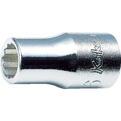 Ko-ken 12角ソケット 対辺10 差込角6.35 全長22 [2405M-10] 販売単位：1
