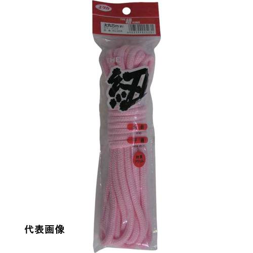 ユタカメイク 紐 ザ・紐 太丸紐 5m ピンク [AC-204] 販売単位：1