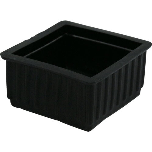 家具用クッション 光 イス脚キャップ 黒角45 [BE-4-452] 販売単位：1(3)