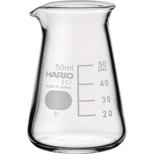 HARIO コニカルビーカー 目安目盛付 50ml [CB-50-SCI] 販売単位：1
