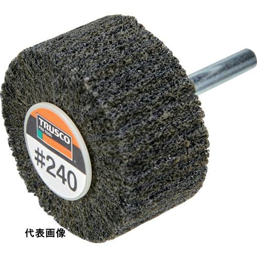 TRUSCO トラスコ中山 超研削 ナイロン軸付ホイール 60X25X6 #240 (5個入) [H ...