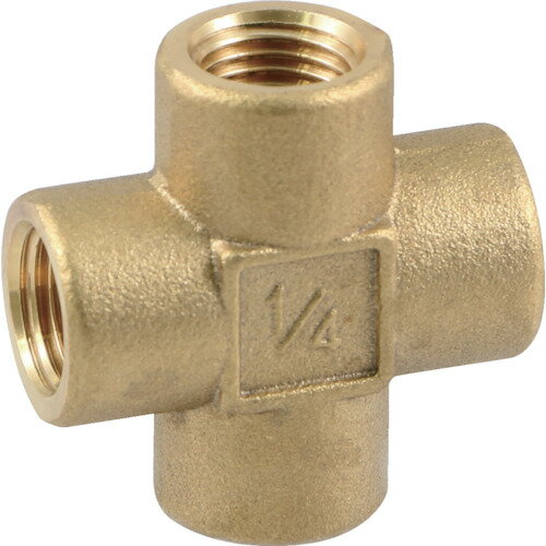 継手 配管 ネジ ねじ 建築 ASOH クロス PT3/8 工事 [KK-1333R] KK1333R 販売単位：1