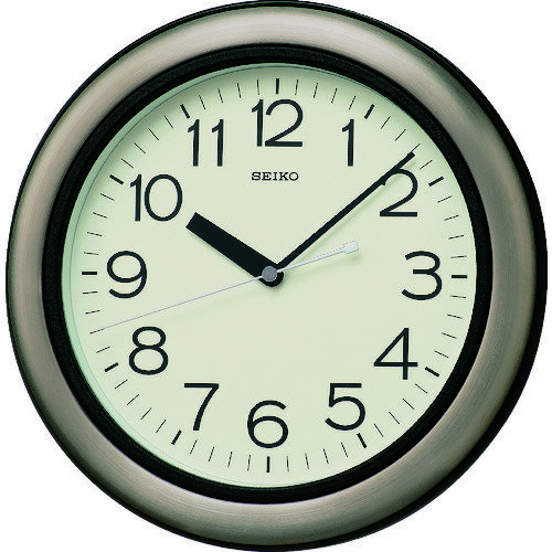 アナログ表示 SEIKO クオーツ掛時計 キッチン&バスクロック [KS463S] 販売単位：1 送料無料