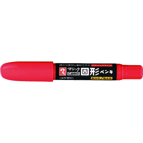 マジックインキ GANKO固形ペンキ 赤 [MKPP-T2] 販売単位：1