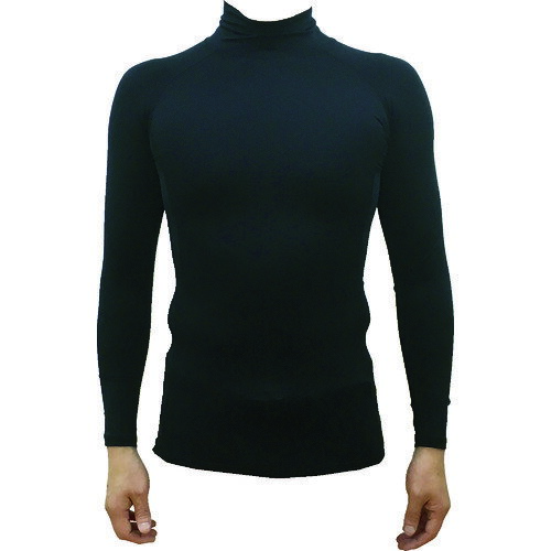 TRUSCO トラスコ中山 虫よけUVクールロングスリーブインナー ブラック M [MUVIN-BK-M] 販売単位：1