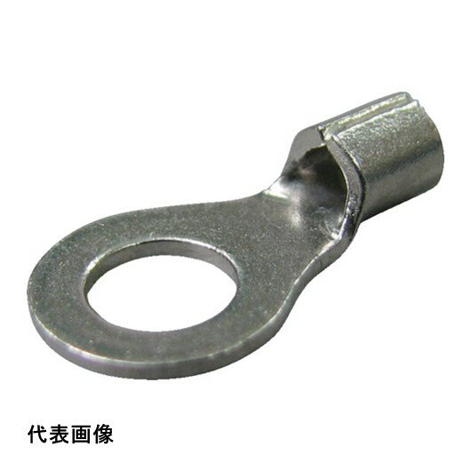 ニチフ 耐熱端子 (R形)(100P)外寸12mmスタッド径6.4mm [N 14-6] 販売単位：1 送料無料