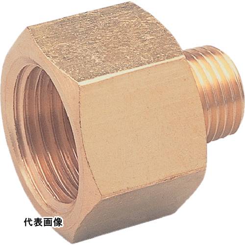 継手 配管 ネジ ねじ 建築 ASOH 異径内外ソケット PT1/2外×PT3/4内 工事 [NF-1046] 販売単位：1