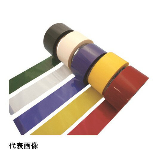 日東エルマテ 包装用OPP粘着テープ ダンプロンカラー No.375D 50mm×50m ホワイト [NO375D-50W] NO375D50W 販売単位：1