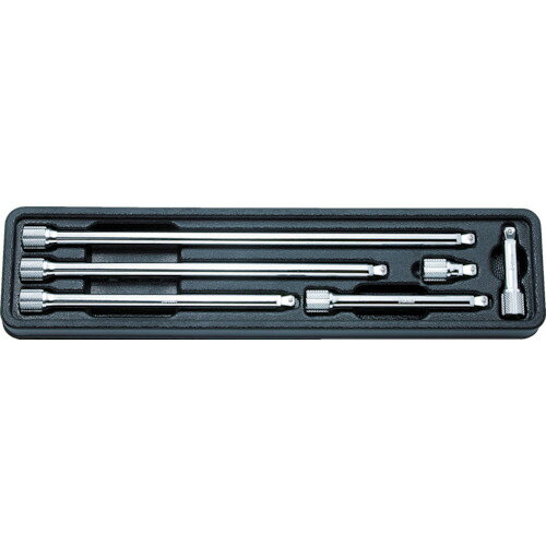 セット Ko-ken 6.35mm差込 オフセットエクステンションバーセット 6ヶ組 [PK2763/6] PK27636 販売単位：1 送料無料