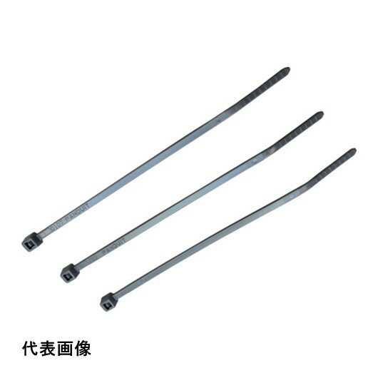 結束バンド 工具 ケーブル 配線 固定 屋内用 PANDUIT ナイロン結束バンド 4.8×188×1.3 灰 100本入 [PLT2S-C8] 販売単位：1