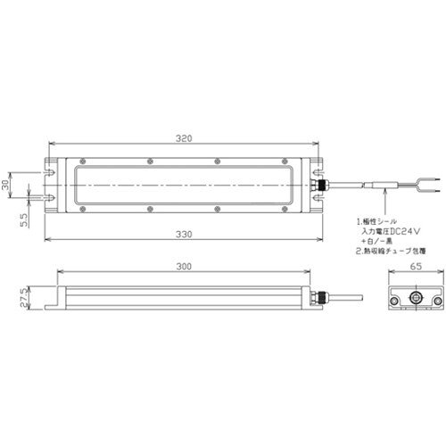 NIKKI 防水型LEDフラット型ライト 10W DC24V [NLE13CN-DC-L1] 販売単位:1 送料無料 [2]