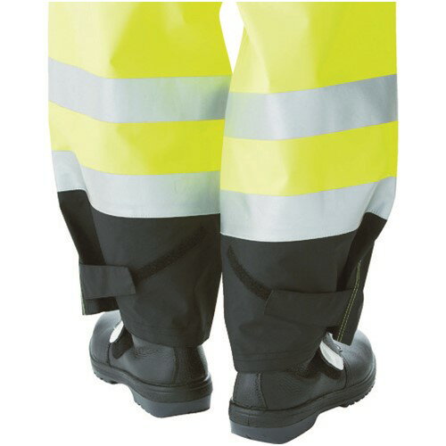 ミドリ安全 雨衣 レインベルデN 高視認仕様 下衣 蛍光オレンジ L レイングッズ [RAINVERDE-N-SITA-OR-L] 販売単位：1 送料無料