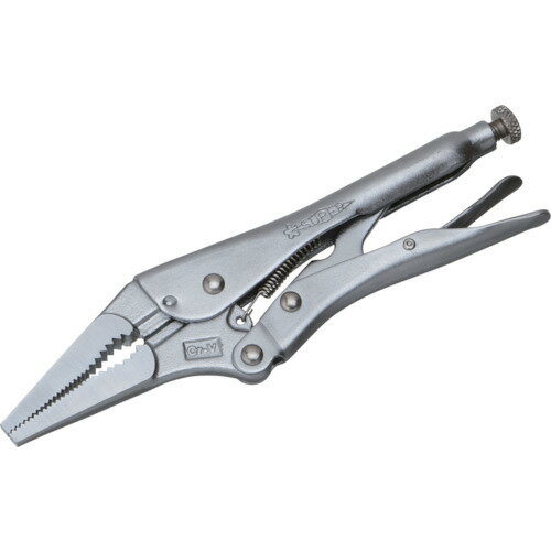スーパー グリッププライヤ ロングノーズタイプ 全長:216mm 口開き:(角材)1~20、(丸材)φ1~30 [SGP225L] 販売単位：1