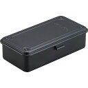 スチール製 工具箱 工具入れ 収納 整理 diy おすすめ 大工道具 ケース TRUSCO トラスコ中山 トランク型工具箱 203X109X56 つや消しブラッ...