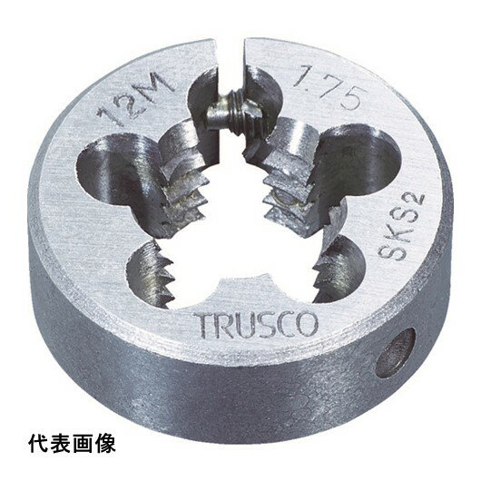 TRUSCO トラスコ中山 丸ダイス SKS 細目 38径 12X1.5 [T38D-12X1.5] 販売単位：1 送料無料