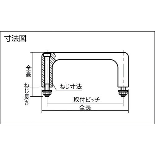 付け替え 部品 取っ手 ハンドル パーツ Rohde スクゥエアアルミハンドル 120×40 ナチュラル [SQ2-120N] 販売単位：1 送料無料