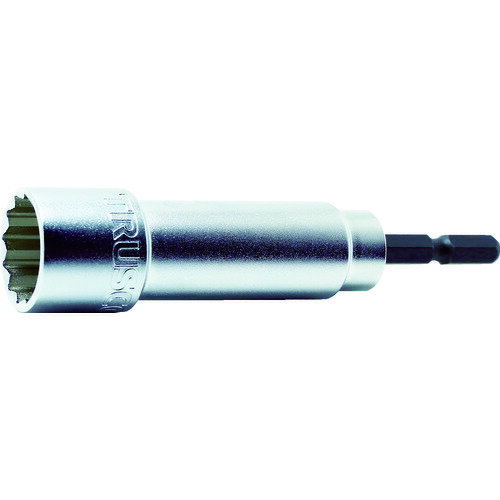 電動工具用 TRUSCO トラスコ中山 電動ドリル用12角ソケット 17mm 高耐久タイプ [TEF-17WH] 販売単位：1