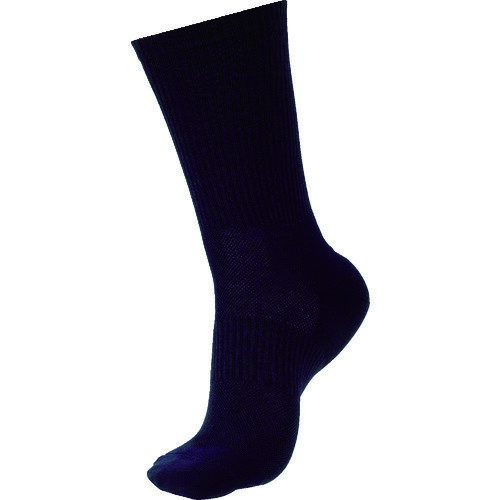 ミドリ安全 安全靴用靴下 強フィットソックス ブラック [TFS-01-BK] 販売単位：1