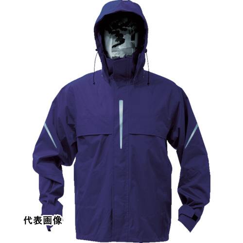 TRUSCO トラスコ中山 ベンチレーション(通気口)付レインスーツ ネイビー LL レイングッズ [TRW360-55-LL] 販売単位：1 送料無料