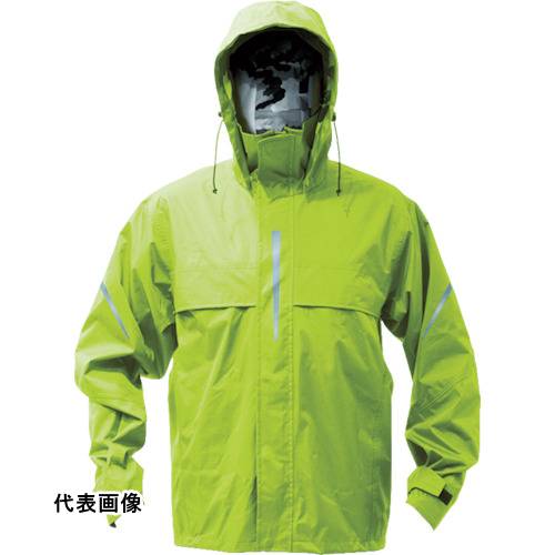 TRUSCO トラスコ中山 ベンチレーション(通気口)付レインスーツ ライム LL レイングッズ [TRW360-84-LL] 販売単位：1 送料無料