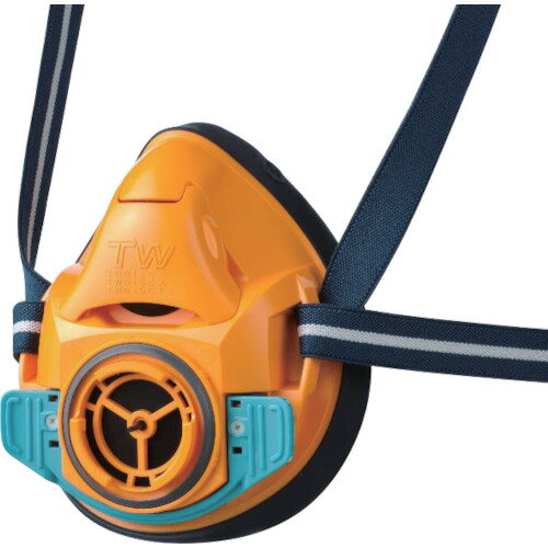 シゲマツ 防じん・防毒マスク TW01SC オレンジ M [TW01SC-OR-M] 販売単位：1