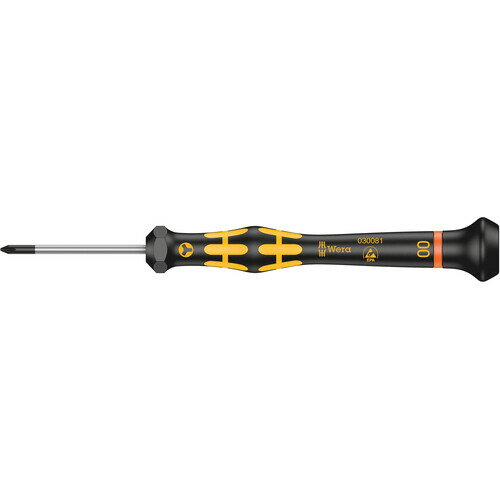 Wera 1572 ESD静電対策 マイクロドライバー D3LU00 [030081] 030081 販売単位：1